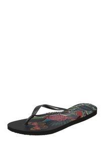 Havaianas, Damen Zehensandalen 'TROPICAL', Silbergrau / Schwarz