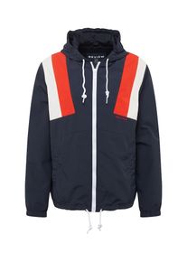Review, Herren Jacke 'WNDBRKR BLOCKED', Navy / Rot / Weiß