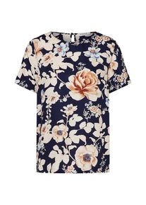 Pieces, Damen Blusenshirt, Beige / Navy / Hellblau / Apricot