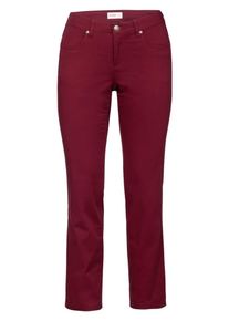 sheego Basic, Damen Basic Stretch-Hose "Die Gerade", Burgunder