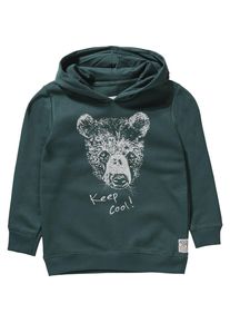 STACCATO, Sweatshirt, Smaragd / Wei&szlig;