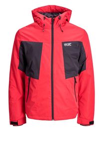 Jack & Jones JACK & JONES, Herren Parka, Rot / Schwarz
