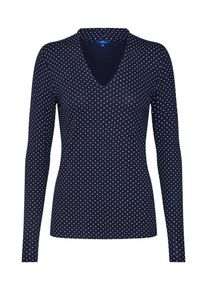 Tom Tailor, Damen Shirt, Navy / Weiß