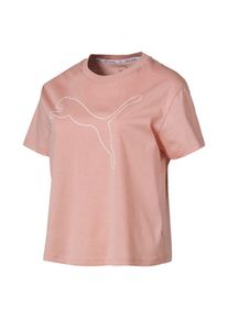 Puma, Damen T-Shirt 'Evostripe', Rosa / Weiß