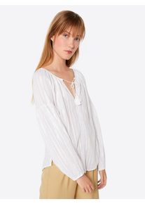 GAP, Damen Bluse 'LS BLN SLV METAL', Elfenbein