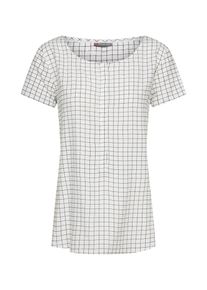 Street One, Damen Bluse 'Vivia Print', Schwarz / Wei&szlig;