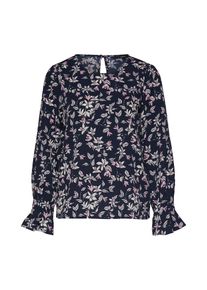Véro Moda VERO MODA, Damen Bluse 'VIOLA', Nachtblau / Pink