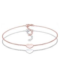 Elli, Damen Armband, Rosegold / Silber