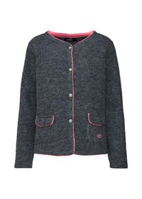 Zwillingsherz, Damen Jacke, Anthrazit / Pink