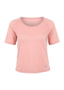 Nike, Damen Sport-Shirt 'MILER', Grau / Altrosa