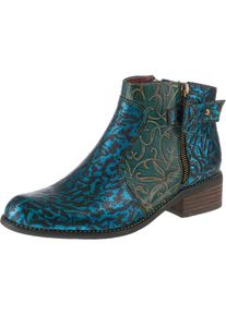 Laura Vita, Damen Stiefeletten, Hellbeige / Aqua / Smaragd / Schwarz