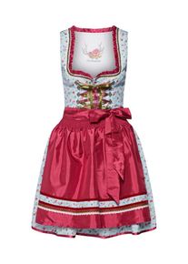 Stockerpoint, Damen Dirndl 'Yuna', Hellblau / Mischfarben / Karminrot