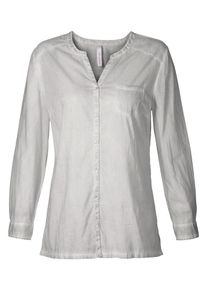 sheego Style, Damen Bluse, Hellgrau