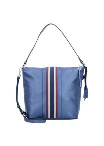 Esprit, Damen Hobo Bag 'Isla', Navy / Purpur / Weiß