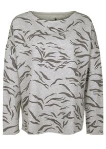Juvia, Damen Sweatshirt, Grau / Dunkelgrau