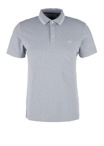 s.Oliver RED LABEL, Herren Poloshirt, Grau / Wei&szlig;