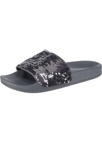 Esprit, Damen Pantoletten 'Ella Sequins', Dunkelgrau