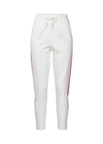Only, Damen Bundfaltenhose 'POPTRASH', Rot / Wei&szlig;