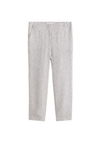 Mango, Damen Hose 'Faro', Hellgrau