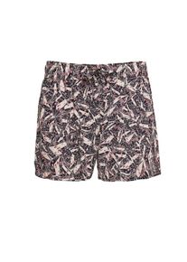 Q/S Designed By, Damen Shorts, Pastellrot / Schwarz / Wei&szlig;