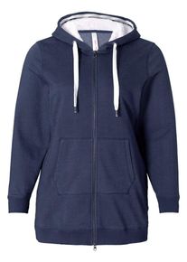 sheego Casual, Damen Casual Sweatjacke, Marine