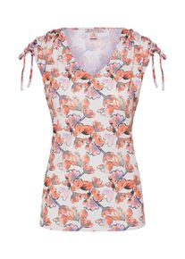 Anna Field, Damen Top, Orange / Weiß