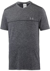 Under Armour, Herren Laufshirt 'HeatGear Threadborne Seamless', Dunkelgrau