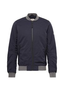 Tom Tailor Denim, Herren Bomberjacke, Navy / Graumeliert