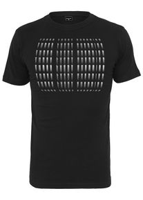 Mister Tee, Herren Tee 'Three Lucky Cherries', Schwarz