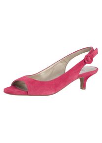 Heine, Damen Sandalette, Dunkelpink