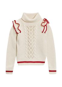 next, M&auml;dchen Pullover f&uuml;r M&auml;dchen, Beige / Rot