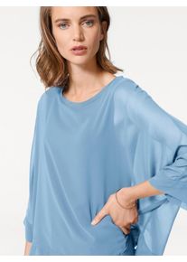 Heine, Damen Blusenshirt, Blau