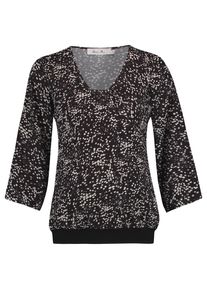Queen mum, Damen Still-Shirt, Schwarz