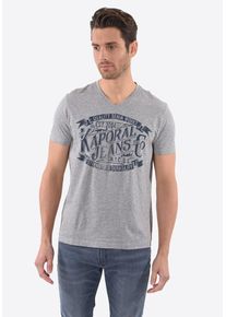 Kaporal5 Kaporal, Herren T-Shirt 'Twik Medgre', Nachtblau / Grau