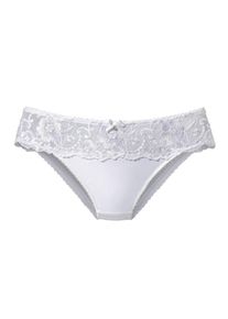 Lascana, Damen Bikinislip, Wei&szlig;