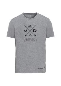 Vaude, Herren Funktionsshirt 'Gleann V', Grau / Schwarz