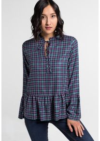 Eterna, Damen Bluse, T&uuml;rkis / Dunkellila / Rosa