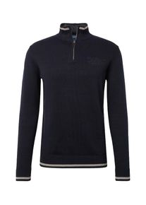 Tom Tailor, Herren Pullover, Navy / Perlwei&szlig;