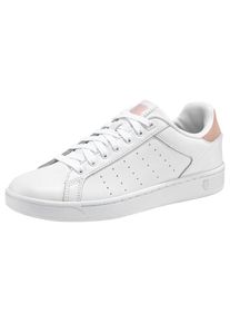 K-Swiss, Herren Sneaker 'Clean Court CMF', Ros&eacute; / Wei&szlig;