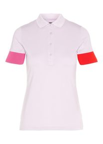 J. Lindeberg J.Lindeberg, Damen Poloshirt 'W Yasmin Soft Compression', Pink / Rosa / Rot