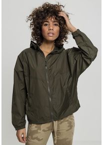 Urban Classics, Damen Windbreaker Jacket, Oliv