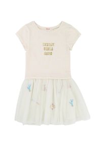 Billieblush, Mädchen Jerseykleid, Mischfarben / Weiß