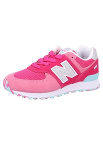 New Balance, M&auml;dchen Sneaker, Hellgrau / Pink / Hellpink