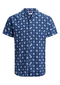 Jack & Jones JACK & JONES, Herren Kurzarmhemd, Blau