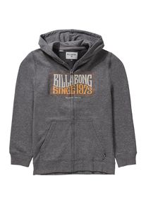Billabong, Sweatjacke 'WAVE DAZE', Dunkelgrau / Orange