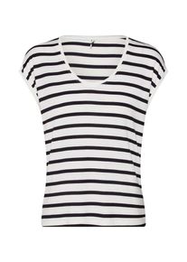 Only, Damen Shirt 'WILMA', Schwarz / Weiß