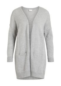Vila, Damen Strickjacke, Graumeliert
