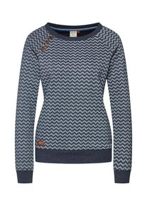 Ragwear, Damen Sweatshirt 'Daria Zig Zag', Navy