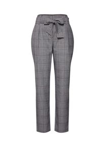 Only, Damen Hose 'onlMUST NICE HW PAPERBAG PANTS TLR', Grau / Weiß