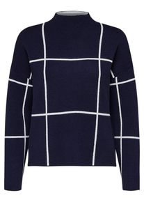 Selected Femme, Damen Pullover, Navy / Weiß